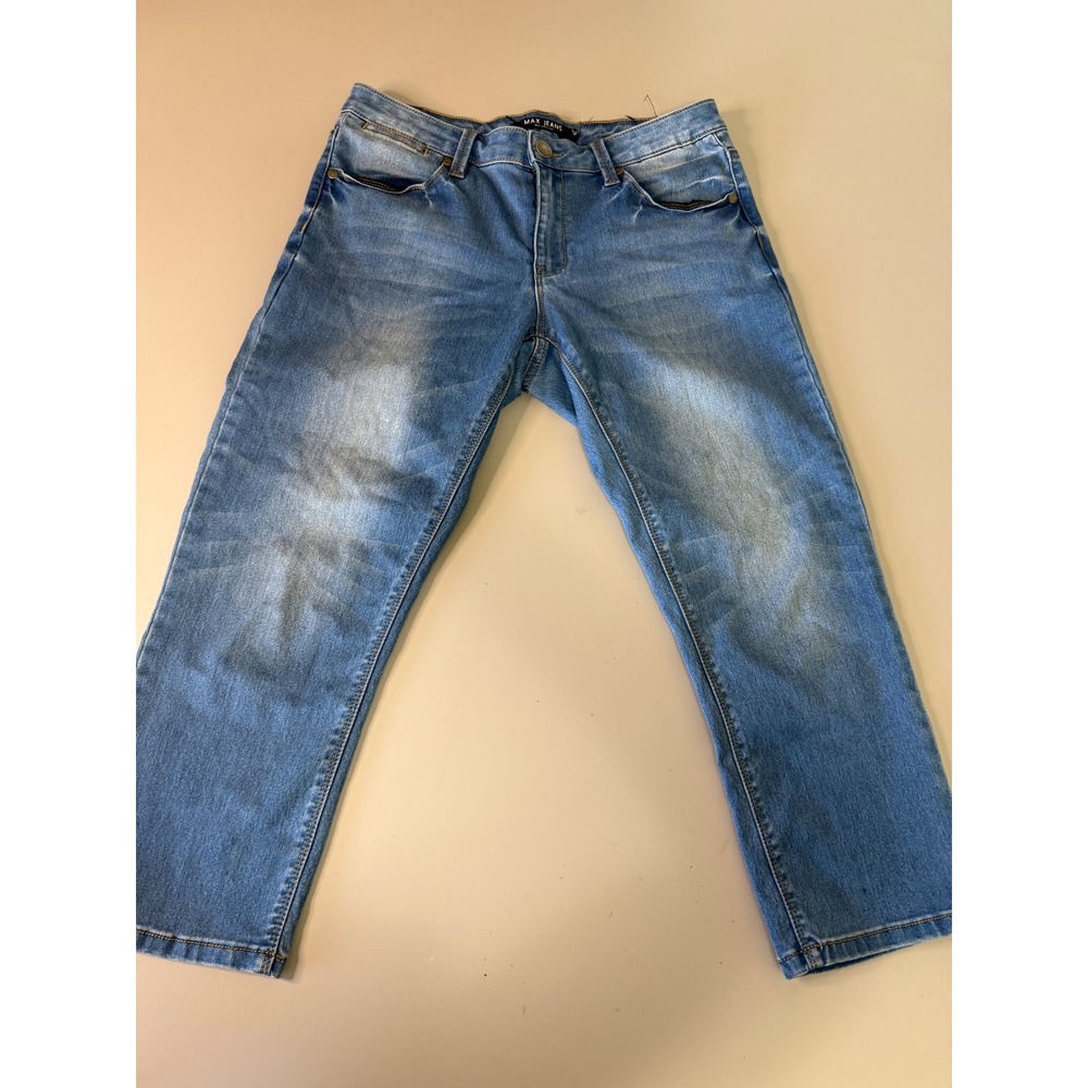Max Jeans Womens Size 8 Medium Wash Stretch Denim Jeggings Slim Ankle Pants
